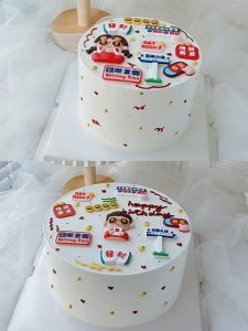 | Cake Decoration | Rich Man Rich Woman Lady Rubber Birthday Cake Topper 网红富婆一夜暴富富豪男士生日蛋糕摆件好运暴富发财软胶蛋糕装饰