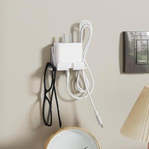 Multi-Function Charging Stand Phone Data Cable Wall-Mounted Charging Line Plug Hook No-Punching Storage Wonder Family Organizer