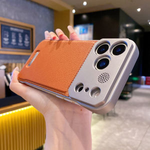 For Magsafe Leather Borderless Aroma Cooling Case For iPhone 17 16 15 14 13 12 11 Pro Max Plus 17 Air 16E Magnetic Back Cover