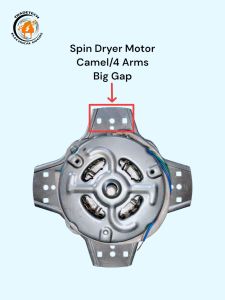 Spin Dryer Motor Camel 4 arms With Free 5uf Capacitor