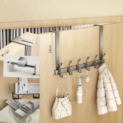 LOCIKA | Adjustable Over-the-Door Clothes Hanger No Drilling Required