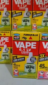 OBAT NYAMUK CAIR REFILL ISI ULANG 45 MALAM 6.1 LV LIQUID 45 ML VAPEE AROMA WANGI FRUITY FRESH AROMA SAKURA BLOSSOM/Fumakilla Liquid Elektrik Refill Anti Nyamuk 45 Hari
