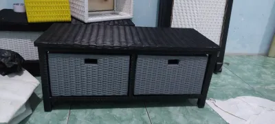 LEMARI ROTAN MINIMALIS 2LACI