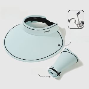 2024 Womens Wide Ultra Large Brim Ice Silk Sunshade Hat Empty Top Outdoor Travel UV Protection Sun Hat Casual Nylon Spring Summer Autumn