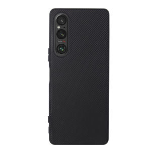 Thunder Sony Master Series Xperia 1 V Phone Case Full Cover Shockproof Frosted TPU Carbon Fiber Texture Soft Hard Shell Sixth Generation