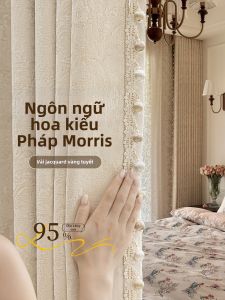 Morrison Floral Design High Blackout Luxury French Style Curtain