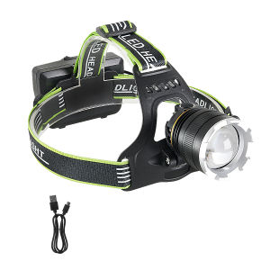 Đèn Pha LED Siêu Mạnh 99990000Lux Có Thể Sạc Lại Đèn Pin Tầm Xa 5000M Để Câu Cá Săn Bắn - Đèn Pin Đeo Đầu Chống Nước Chùm Tia Cao/trung Bình/thấp