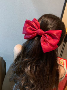 Elegant French Style Large Butterfly Knot Hair Clip Versatile Hair Accessories Chignon Headwear for Women Fashionable Hairpins