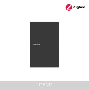Manhot Zigbee DIY Name Switch Radar Sensing 1-8 Gang Push Button Light Switch Voice Control Work with Tuya APP Alexa Zigbee2MQTT