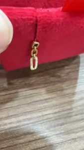 Poh Heng Jewellery 18K Dainty Diamond Earrings in Yellow Gold