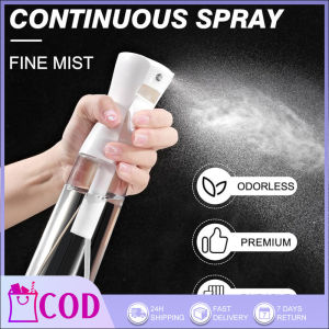 300ml Continuous Spray Bottle Long Press Misty Sprayer Fine Mist Alcohol Atomizer Dispenser