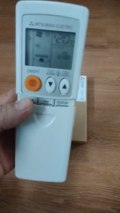[Hàng Chính Hãng] Remote Máy Lạnh Mitsubishi Điều Khiển Điều hoà Mitsubishi 2 chiều Nắp Trượt-Hàng mới