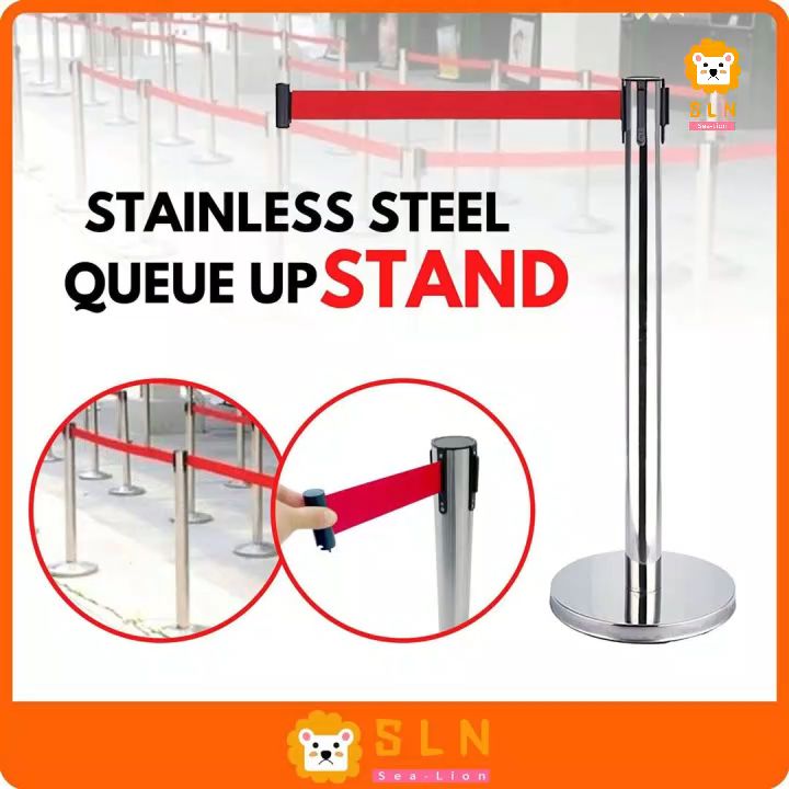[Local delivery] Queuing station retractable belt/Queuing station heavy ...