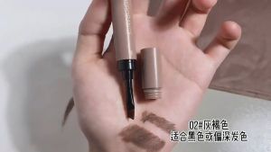 [Ready Stock+COD]  Double Head Portable Eyebrow Cream Comes With Eyebrow Brush Waterproof Sweat-proof Not Easy To Fade Thrush Artifact Eyebrow Pencil Eyebrow Powder