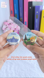 Magnet Tempelan Kulkas Seri Provinsi Kota Indonesia Souvenir Oleh Oleh Berbagai Provinsi Indonesia Kota