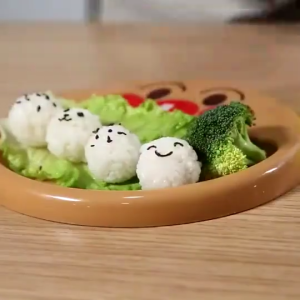 Bento Rice Ball Shaker Premium Warna Hijau Cetakan Bola Nasi Untuk Bekal Makan Siang