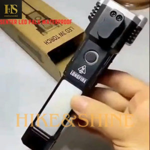 Lampu Senter LED Emergency Palu Lancip Multifungsi 4 Mode Pencahayaan