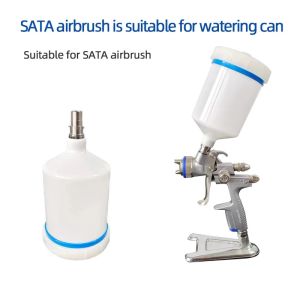 600Ml white Plastic Hvlp Paint Cup Pot Accessories For Sata Sprayer Cup Connector Jet Paint Sprayer