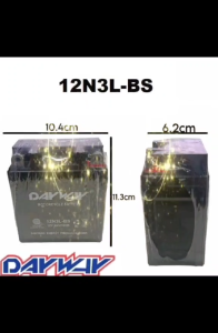 FOR RUSI BANTUL BATTERY 12N3L-BS ORIGINAL DAYWAY MOTORCYCLE BATTERY