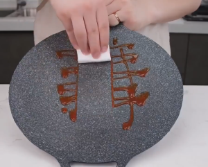 Thickened Korean non-stick barbecue tray Grill Pan Cast Iron Pan Barbecue Accessories