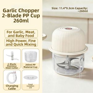 youqin | Multipurpose Food Processor Small Glass Design