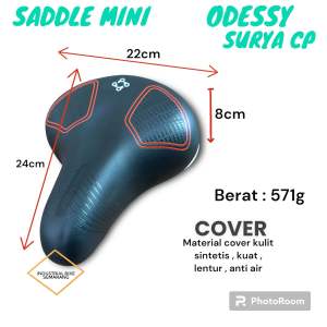 Original Saddle Jok Sepeda Mini Odessy Surya CP Sadel Sadle Empuk Nyaman Double Per Model Lebar