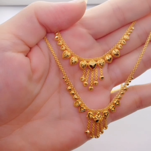 Yon Hing Rantai Leher Design Indian 5G-7G Emas 916