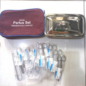 Partus Set Marwa Premium Alat Praktikum Mahasiswa Partus Set + Bag Alat Partus Set Sederhana Partusset