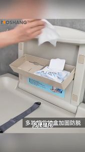 Bathroom wall baby nursing table Bathroom baby multi-function foldable safety seat