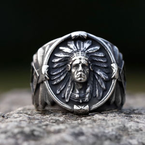 2024 new Vintage Cool Stainless Steel Eagle Man Ring With A Coat Of Arms Of The Russian Product High Quality FASHION Jewelry
