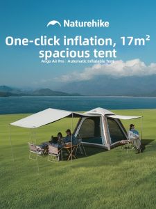 NatureHike | Automatic Inflating Tent with Shade Shelter Waterproof Portable