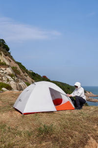MOBI GARDEN Camping Ultralight Tent Hiking Lightweight Aluminum 1/2/3 Person Cold Mountain UL