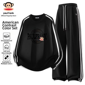 Paul Frank | Spring New Style Stripe American Streetwear Set