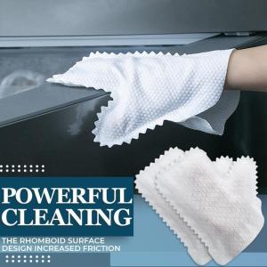 5/10pcs Fish Scale Cleaning Glove Cleaning Duster Glove Non-woven Disposable Non-woven Gloves Fabric Dish Cloth Towels