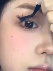 ARISONLASHES Fox Eyelashes Oblique Flying Single Cluster Segmented Black Stem Curled Bulu Mata Palsu