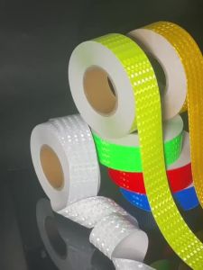 Miếng Dán Phản Quang Cho Ô Tô Băng Cảnh Báo An Toàn Chống Nước Ngoài Trời Màu Trắng Đỏ Huỳnh Quang Màu Vàng - Băng Keo Che Chắn Gia Công Kim Loại