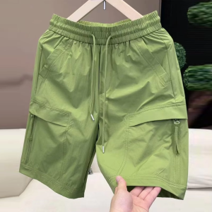 Quần Short Nam Mùa Hè Mỏng Rộng Rãi Thể Thao Ngoài Trời Nhanh Khô Thoáng Khí Quần Dài Thường Ngày Thời Trang Đa Năng Quần Dài Năm Điểm