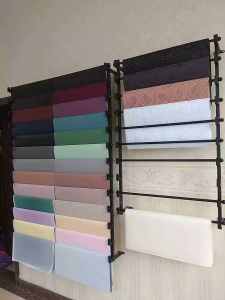 New Arrival Wall-Mounted Storage Rack Flowers Wrapping Paper Ribbon Flower Shop Shelf Scarf Silk Scarf Cloth Display Rack