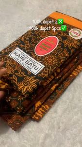 MURAH NAMPOL PAKET 5 Pcs Kain Jarik Panjang TERLARIS Bahan Lembut Dan Halus / DAPET 5 Kain Batik Pakaian Tradisional