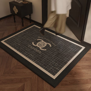 French Style Door Mat Customizable Vintage Entrance Rug Home Use Dustproof Wear Resistant Machine Washable Floor Carpet