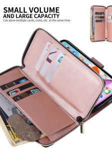 Business Style Flip Cover Phone Case Silicone Anti-Fall Large Capacity Storage Integrated Leather Wallet for A55 A35 A25 A15