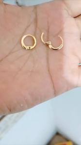 ANTING TITANIUM GIPSI ANAK PEREMUAN ANTII GATAL DAN ANTI ALERGI