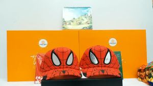 Mũ Lưỡi Trai Cho Bé Thêu Hình Siêu Nhân Nhện Cực Chất /Bé Từ 3 Tuổi -6 Tuổi