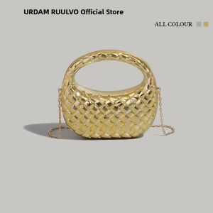URBVK REALVO | Metallic Finish Quilted Womens Tote Bag