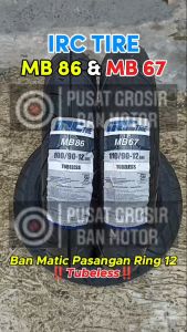 Ban Motor IRC MB 86 100/90 Ring 12 Matic Scoopy Freego Vespa