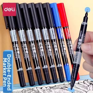 deli | Dual-Tip Oil-Based Marking Pen Art Drawing
