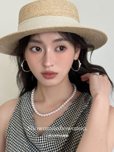 Elegant Rose Embellished Irregular Large Hoop Earrings for round Face Unique Exaggerated Stud Earrings Fashion Jewelry