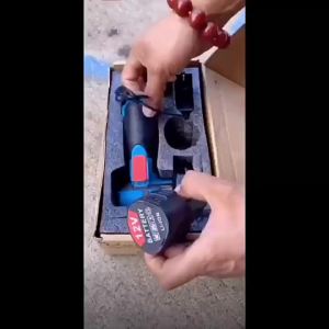 COD [Free Shipping] 12V 3 Inch Brush Mini Angle Grinder Rechargeable Household Cutting Machine Polishing Machine 19500rpm Filling Grinder