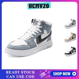 [UCMVZO] High-top Sneakers for Men Casual Sport and Trendy Lightweight Shoes Breathable