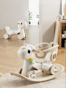 QIAOLEXIONG | Anti-fall 2-in-1 Childrens Rocking Horse